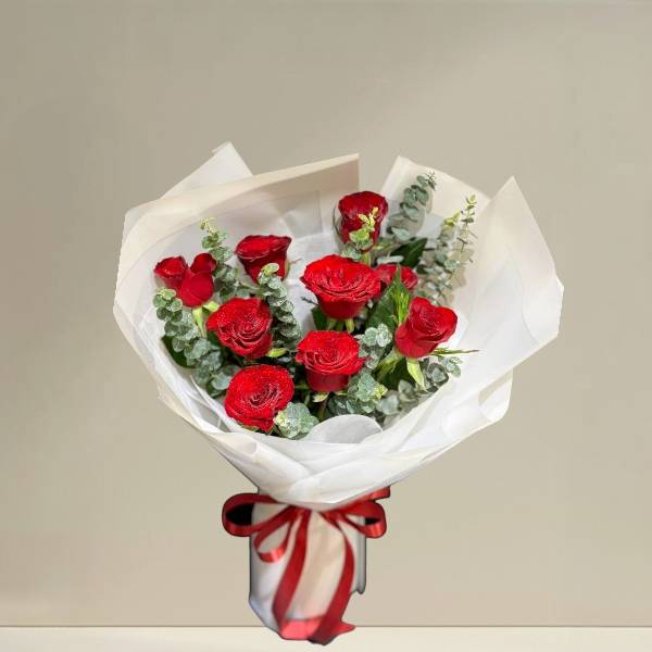 ช่อดอกไม้ (Red rose) กุหลาบแดง