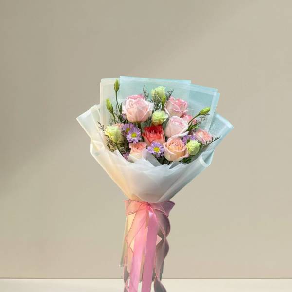 ช่อดอกไม้ กุหลาบผสม