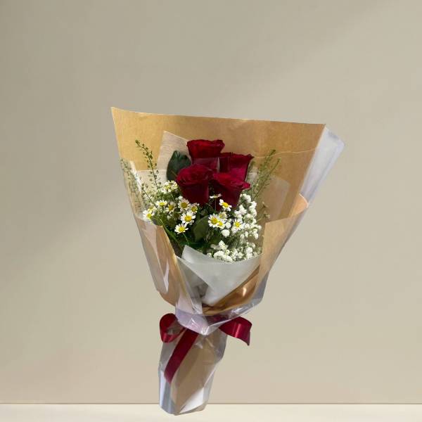 ช่อดอกไม้ (Red rose) กุหลาบแดง