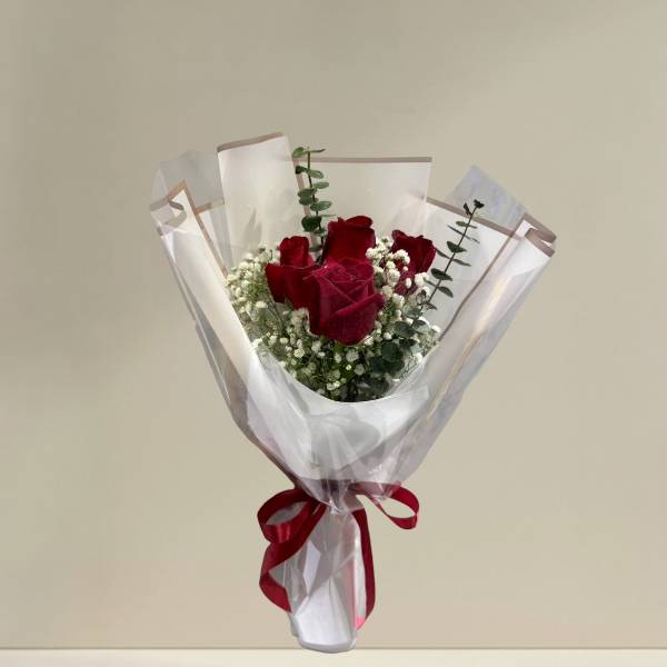 ช่อดอกไม้ (Red rose) กุหลาบแดง