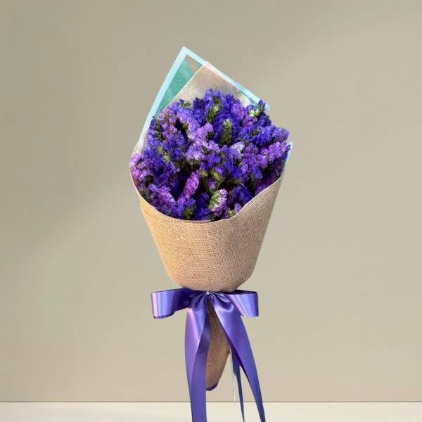 ช่อดอกไม้ (Statice) สีม่วง