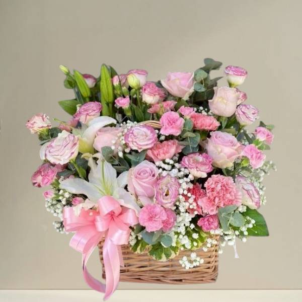 กระเช้าดอกไม้สด (Flower basket) 2500-3500