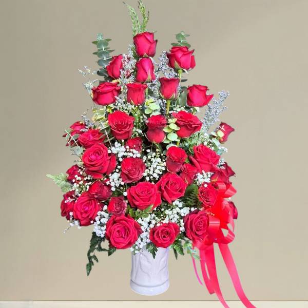 แจกันดอกไม้สด (Fresh flower vase)