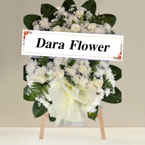 พวงหรีดดอกไม้สด