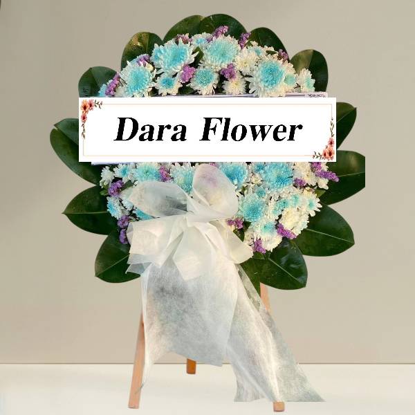 พวงหรีดดอกไม้สด