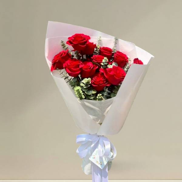 ช่อดอกไม้ (Red rose) กุหลาบแดง